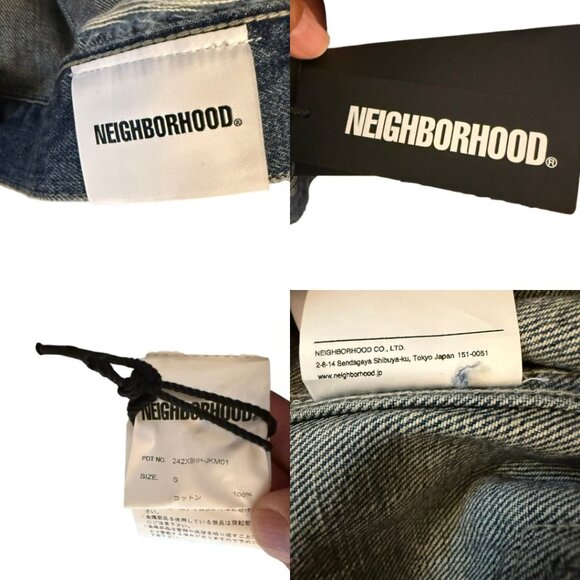 NWT - NEIGHBORHOOD SAVAGE DENIM TYPE-1 JACKET 242xbnh-jkm01 Size S - Picture 14 of 16